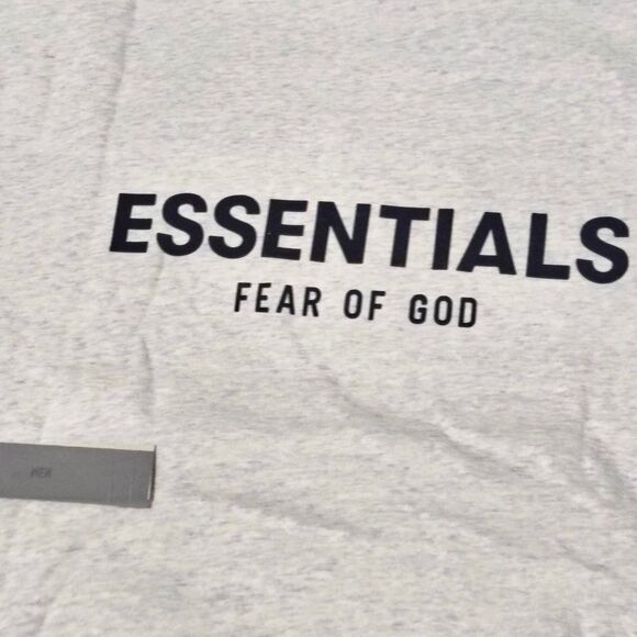 Fear of God Essentials Hoodie Light Heather Grey – Size S – Authentic - Picture 5 of 6